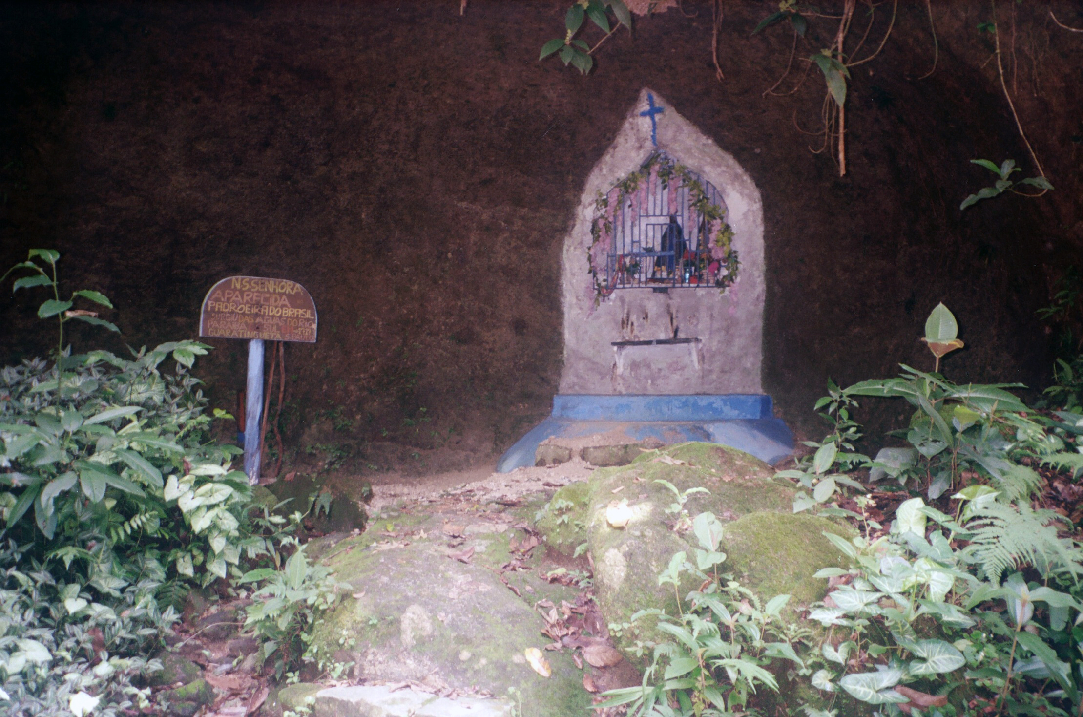 Un altar en Isla Grande, Brasil.